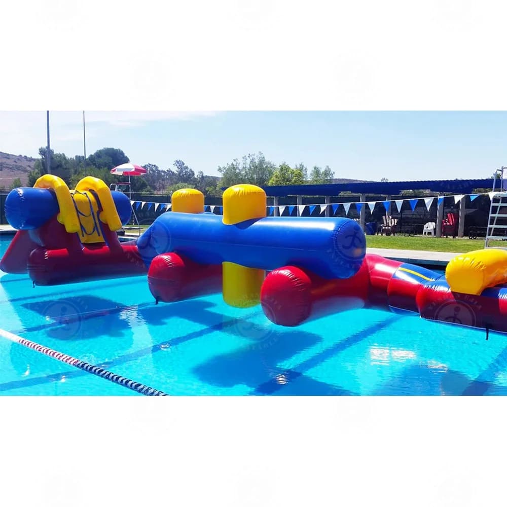 High-Quality Inflatable Water Obstacle Game for Pool and Beach Activities Perfect for Outdoor Fun