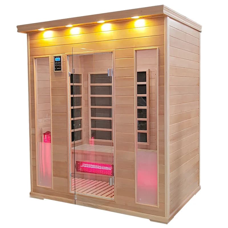 Supply solid wood steam room Hemlock dry steam beauty salon, commercial far-infrared  room