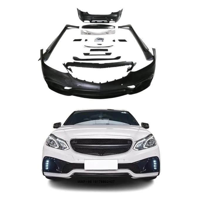 WD Style Body Kit for 2014-2016 MercedesBenz E Class W212 Upgrade High Quality Body Kits Front Bumper Rear Bumper Exhaust Pipe