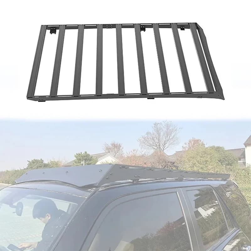 Auto Parts Heavy Duty Aluminum Rooftop Cargo Platform Extended Exterior Tuning Off-Road for 4Runner 2010-2024