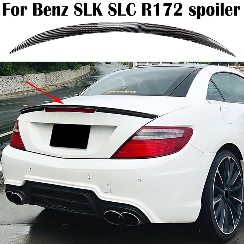 For Mercedes Benz SLK SLC R172 2011-2020 ABS Plastics Car Rear trunk cover wings spoiler Airfoil Exterior parts Accessorie