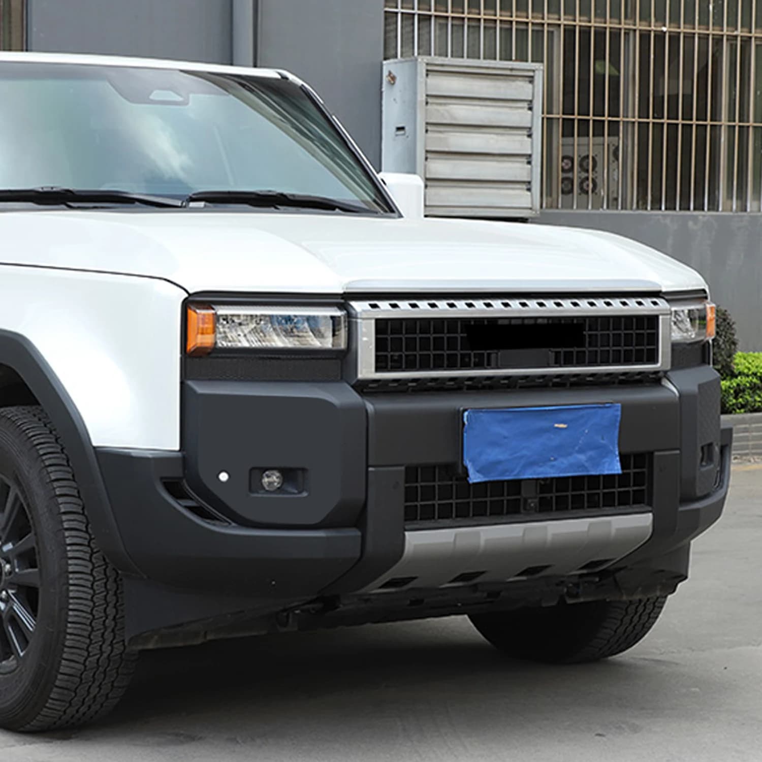 for Toyota Land Cruiser Prado J250 LC250 2024 2025 Car Accessories ABS Front Fog Light Lamp Decor Cover Trim 2pcs