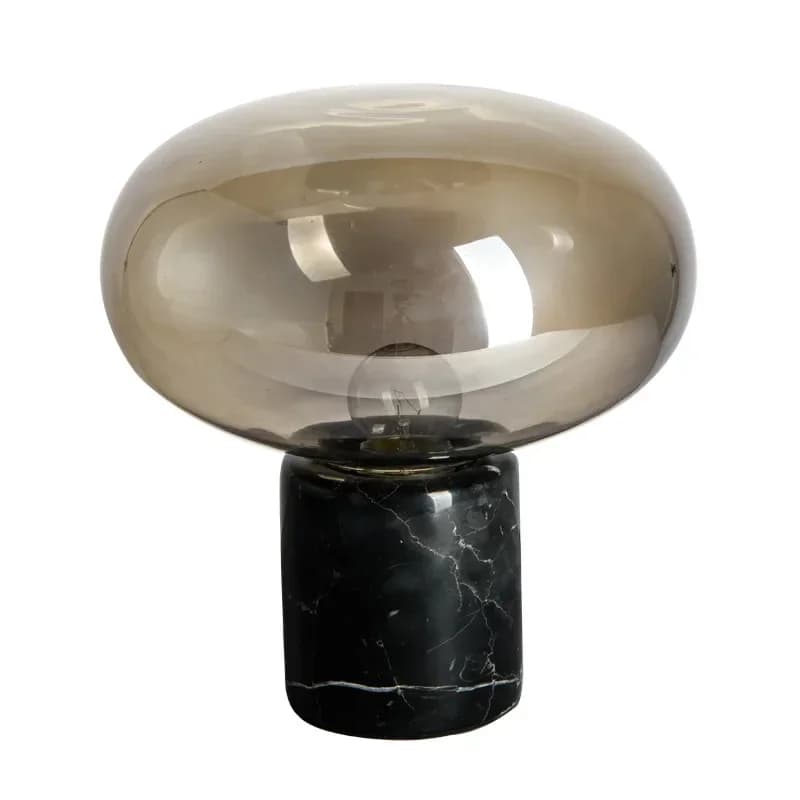 Modern marble glass bedside lamps Nordic simple study bedroom designer model room decorative table lamp