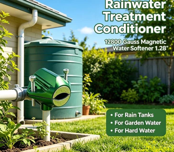 Agricultural Magnetic Water Conditioner 12800G No Salt Anti‑Scale Softener Hard Water Treatment For Farm Irrigation Home Use