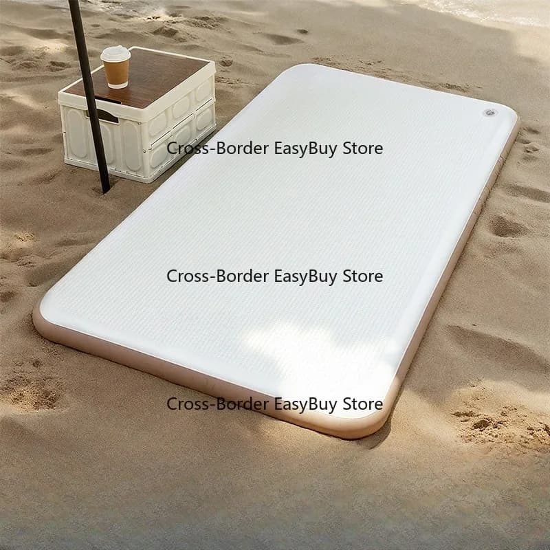 Home inflatable mattress outdoor camping sleeping mat brushed air bed floor mattress for home portable tent inflatable pad