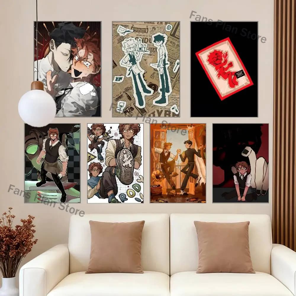 V-Vincent R-Rody D-Dead P-PlateS Poster Prints Wall Art Painting Picture Gift Living Room Bar Restaurant Dec Sticker Large