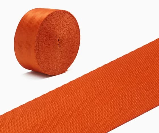 15 Meter Roll Seat Belt Webbing Safety Strap 11 Colors 48mm Wide 5 Bars