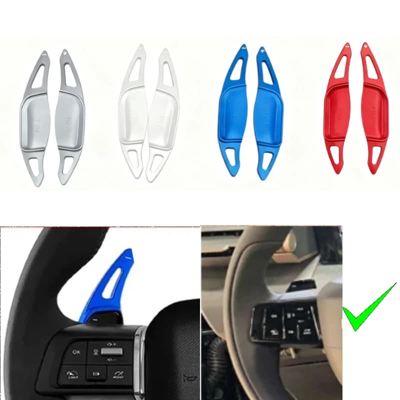 Car Steering Wheel Shift Paddle DSG Extensio For Opel Vauxhall Astra L 2022-2026 GS Line Combo Zafira 2024 Stickers Accessories