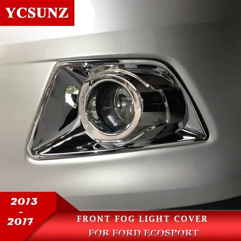 ABS Front Fog Light Cover For Ford Ecosport 2014 2015 2016 2017 Car Accessories YCSUNZ