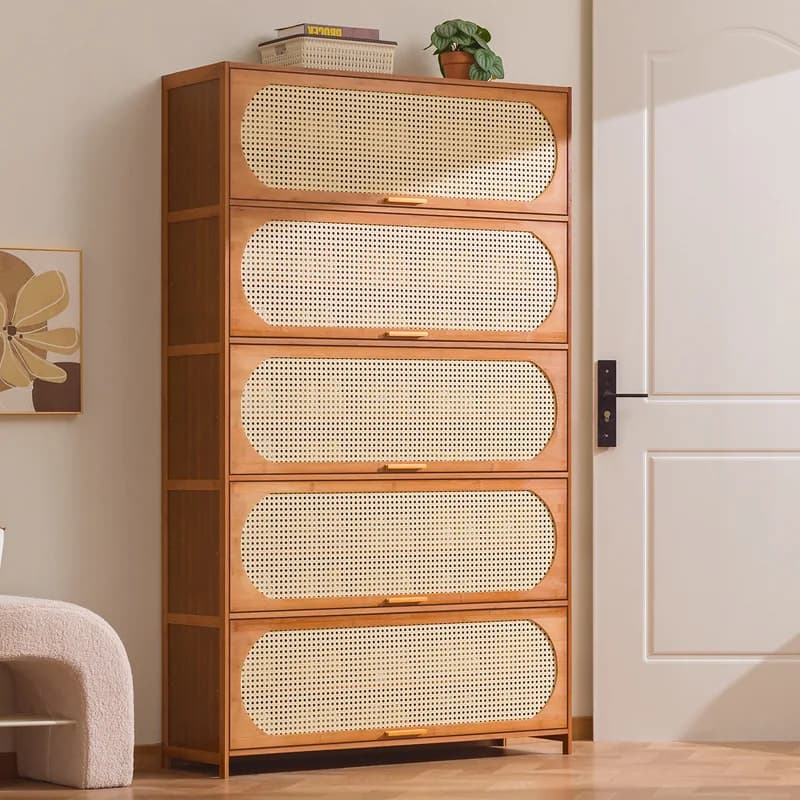Indoor Multi-layer Shoe Cabinets Large-capacity New Chinese-style Hallway Shoe Cabinets Meuble Chaussure Living Room Furniture