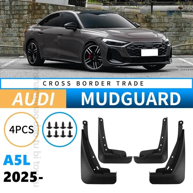 Mud Flaps For FAW Audi A5L 2025 MudFlaps Front Rear Mudguards Car Accessories