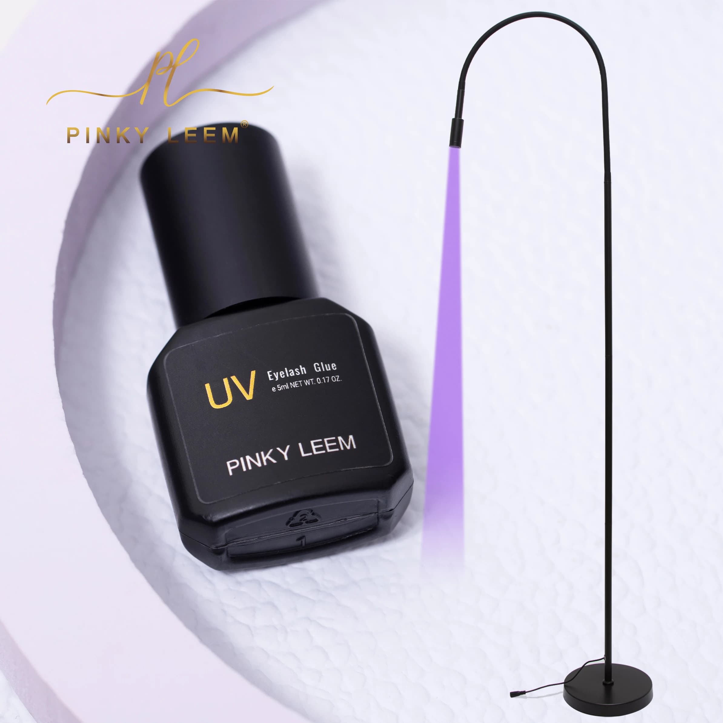 UV Led Lash Kit for Lash Extensions Black White UV Lash Glue Light