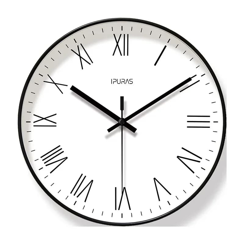 2025 Fashion Silent Non-Ticking Wall Clock Creative Three-Dimensional Digital Scale Wall Clock for Living Room Roman Numerals