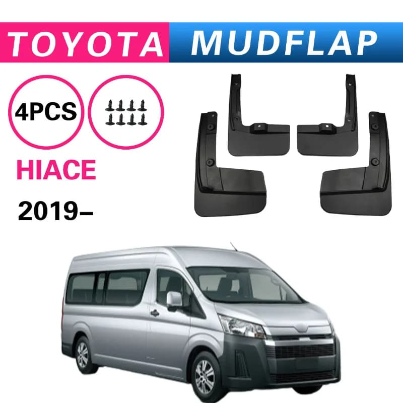 Suitable for Toyota Hiace 2019-2025 Mudguard Leather Automotive Accessories Modification Parts