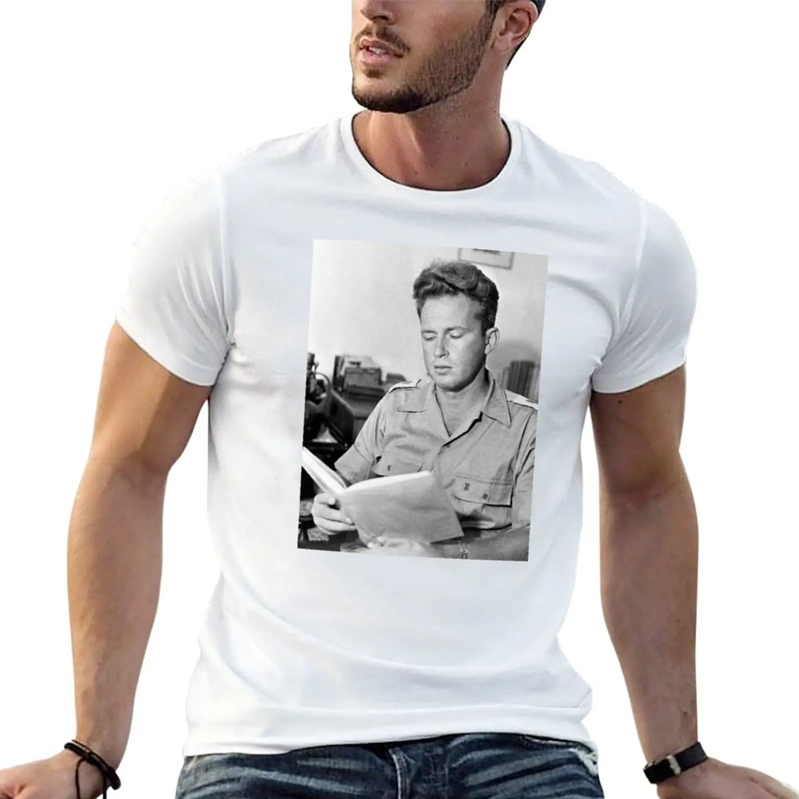 Yitzhak Rabin - 1948 T-Shirt blacks luxury t-shirt heavy weight t shirts for men