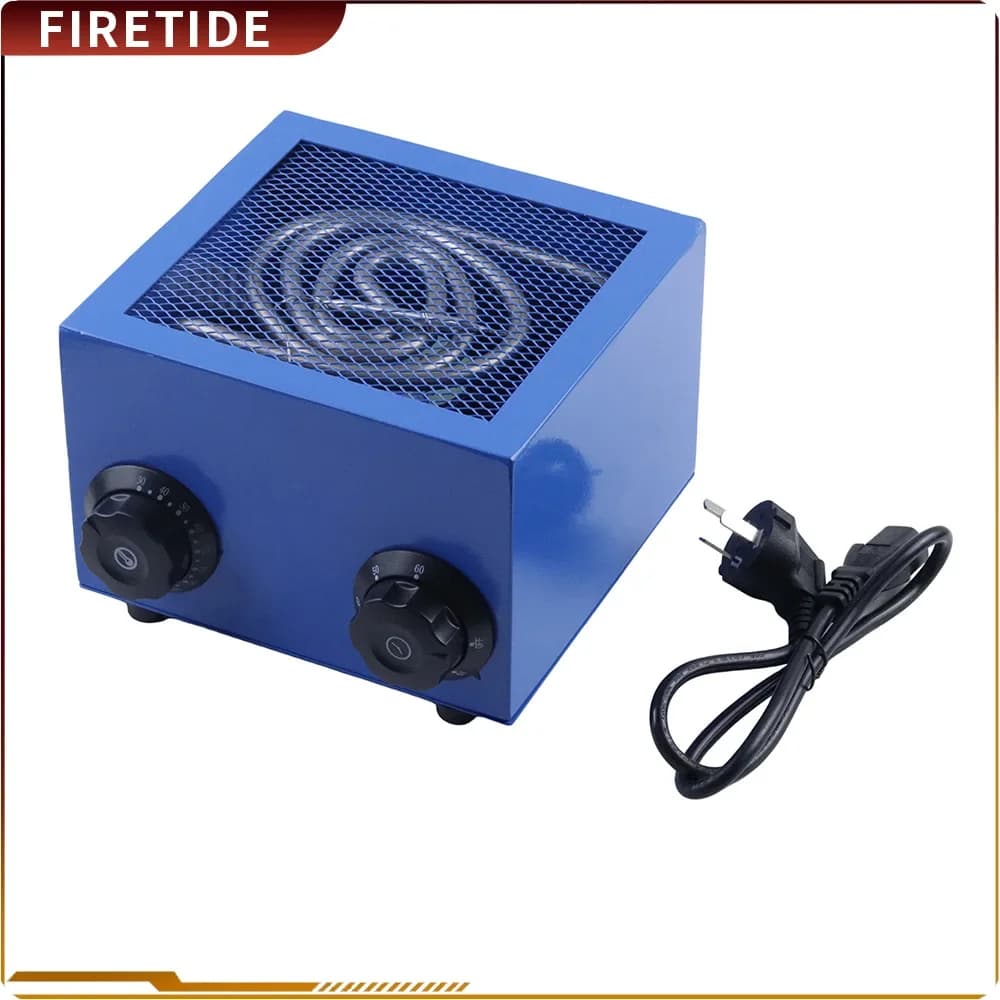 Watch Repair Dryer Machine Efficient Sturdy Convenient for Jewelry Repairing Solid Grids Timer Temperature Adjustable Setting