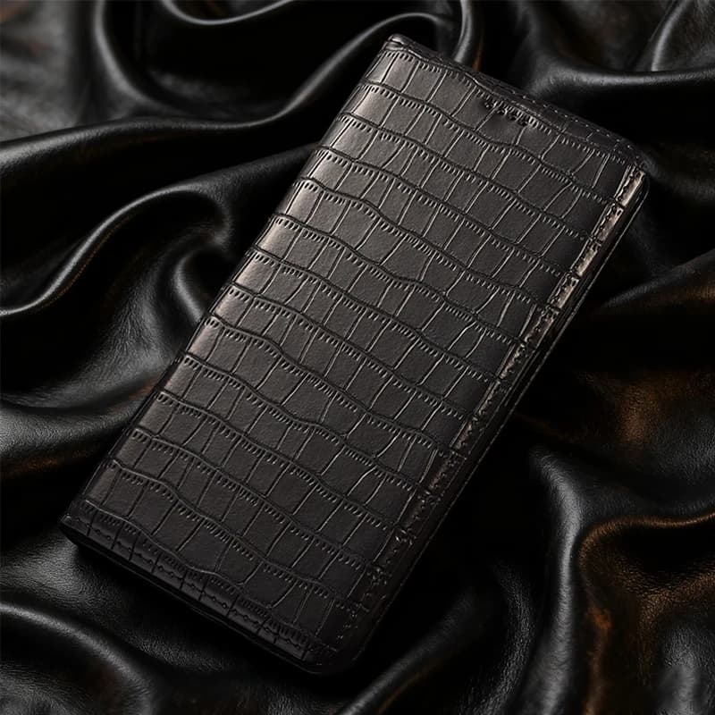 Luxury Leather Phone Case for Huawei  Pura 80 Pura 70 P60 P50 P40 P30 P20 P10 P9 Pro Plus Ultra Art Lite Crocodile skin texture