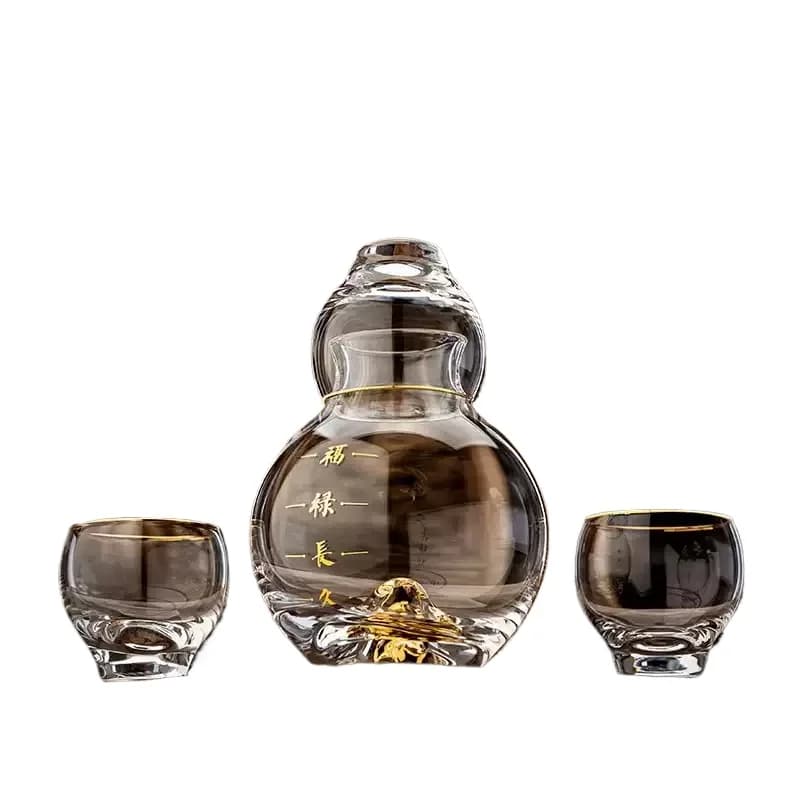 High-end Baijiu cup set wine set Fulu wine dispenser one cup wine cup commercial