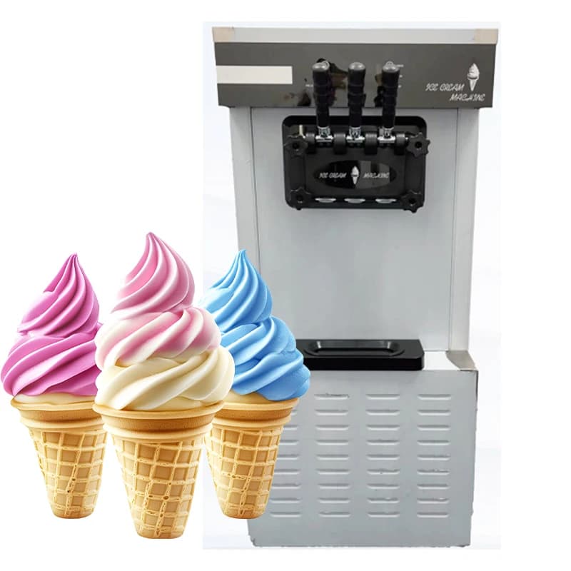 CE ETL Certified Frozen Yogurt Swirl Machine Frozen Fruit Ice Cream Maker Mcflurry Machine Automatic Soft Ice Cream Machine