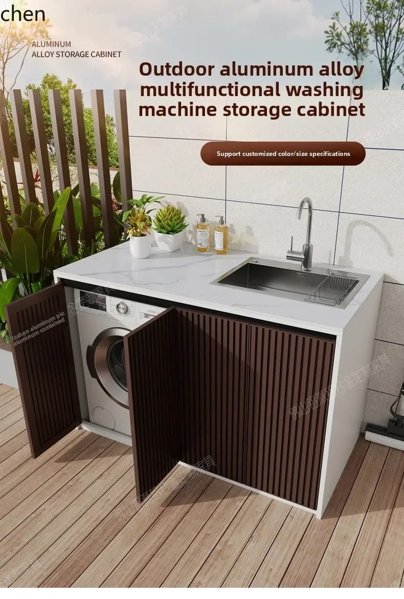 washing machine sink rock slab outdoor waterproof washbasin