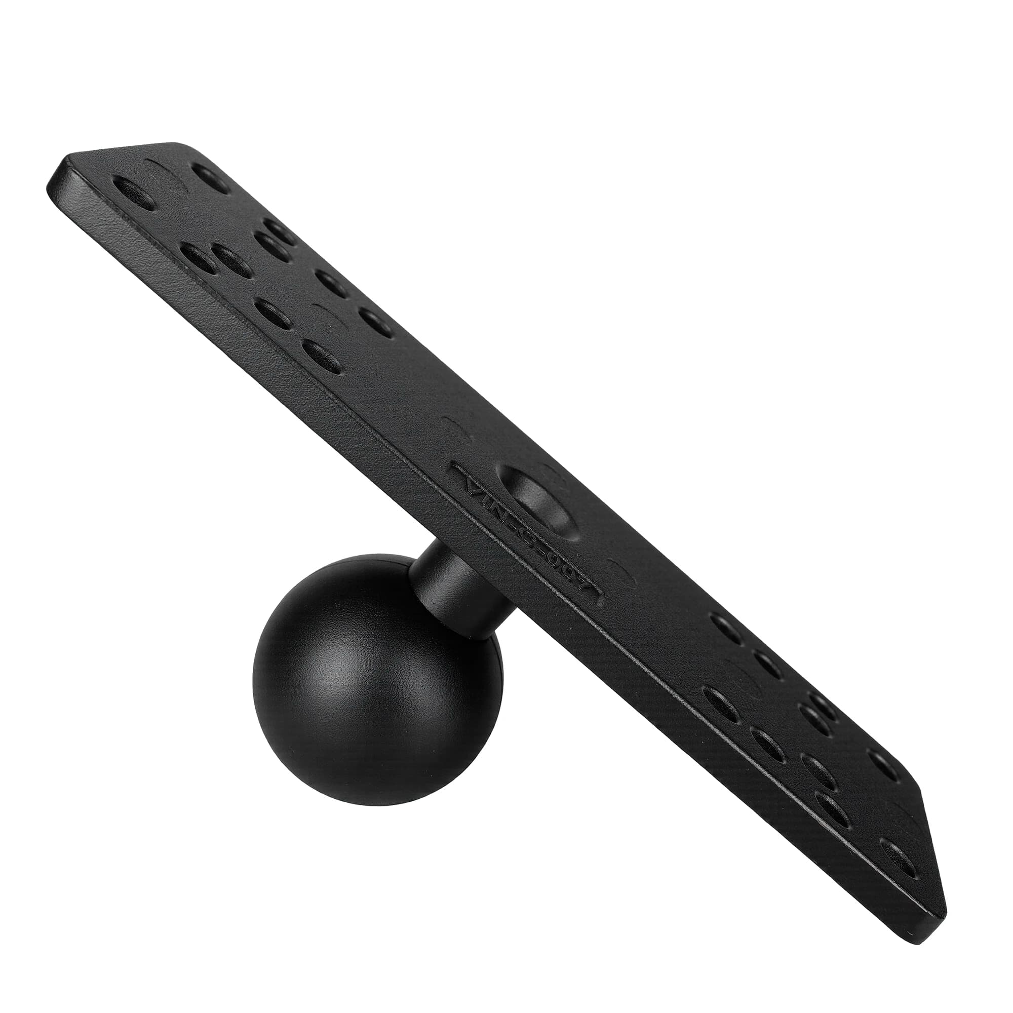 Aluminum Fish Finder Mounting Plate with 1” B Size Ball, Compatible with RAM Mount, Scotty, IBOLT, Garmin, Lowrance