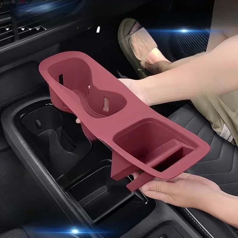 For Volkswagen ID3 ID.4crozz 2021-2025 ID.4X Central Control Water Cup Silicone Tray Car Styling Interior Decorative Accessories