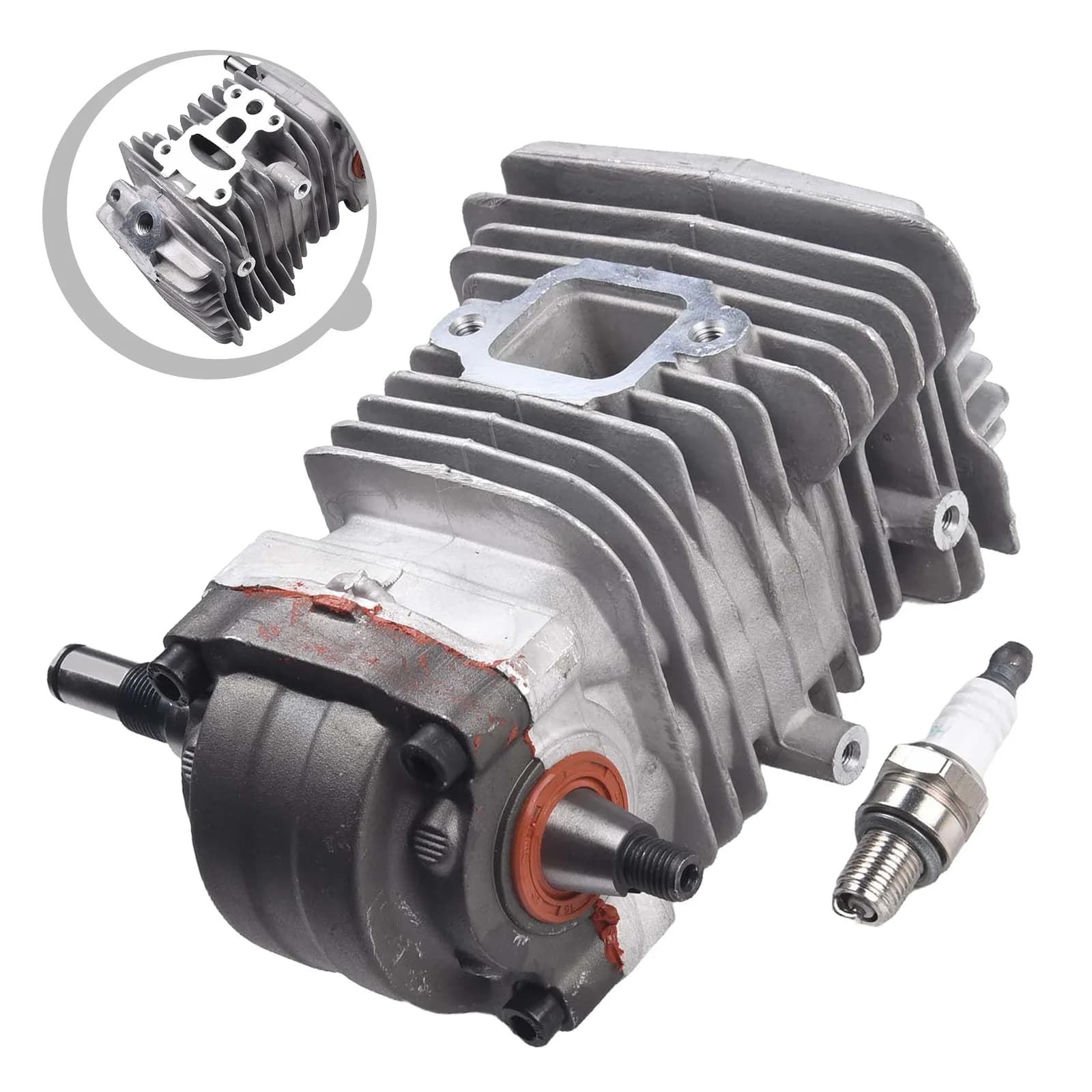 40mm Engine Motor Cylinder Piston Crankshaft For MS211 MS211C  For MS 211 Chainsaws Garden Power Tool Accessories