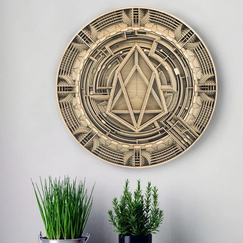 Decorative paintings, Nordic creative wall decoration, abstract geometric hanging paintings