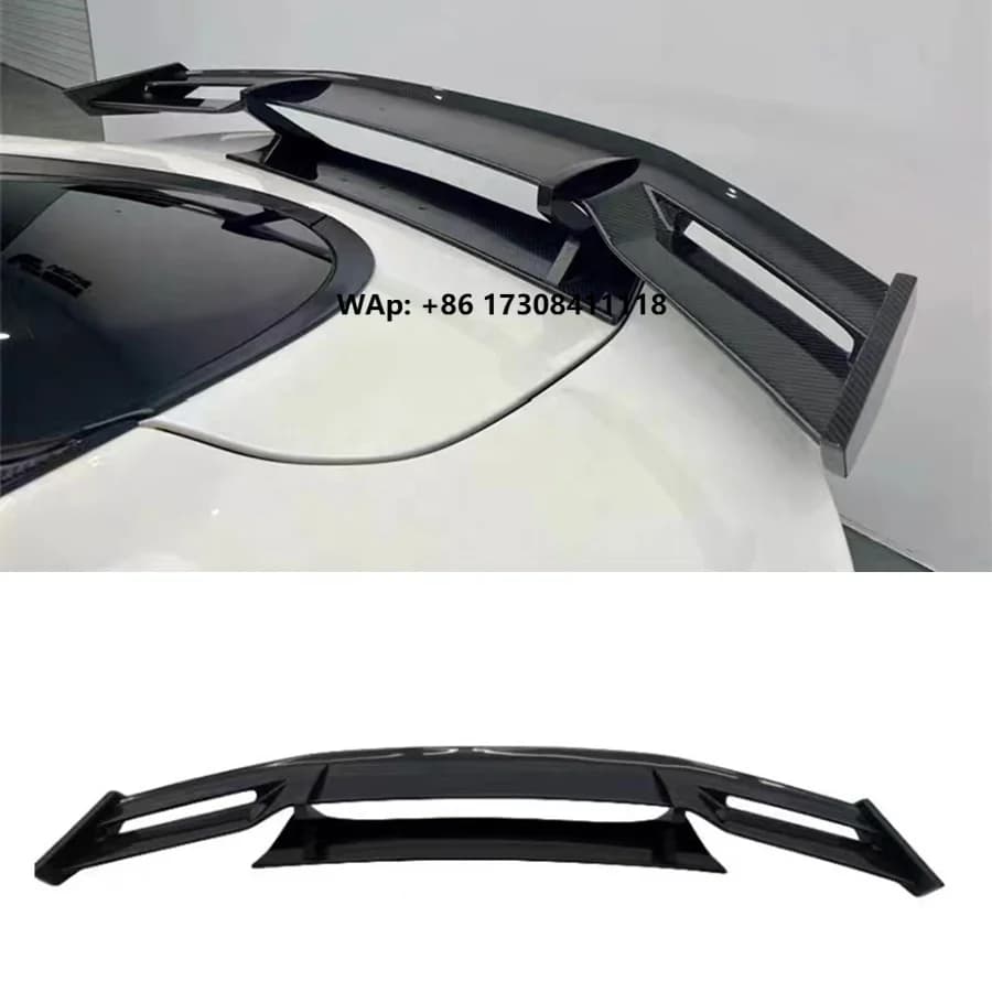 High Quality PRO Style Carbon Fiber Rear Wing for GT 2019+ Rear Trunk Lip Wing Spoiler Car Parts Bodykit