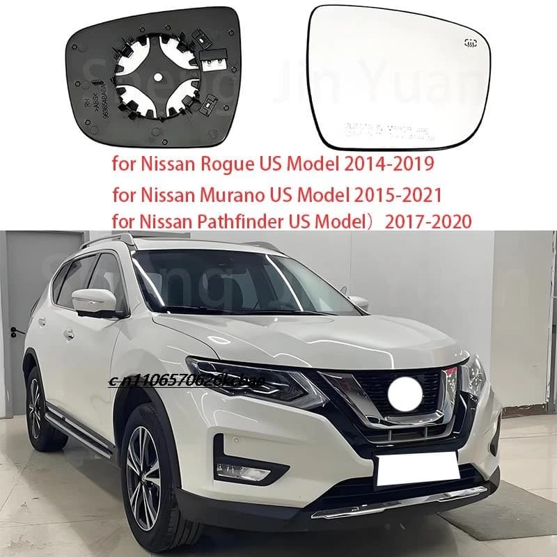 Applicable to Nissan, Nissan US version X-Trail, Murano, rearview mirror, rearview mirror, heating glass