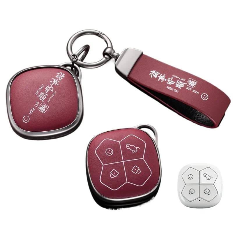 TPU Key Fob Cover for 2026 Wuling Aishang, Premium Flexible Protective Case Shell with Keychain, Anti-Scratch & Shockproof