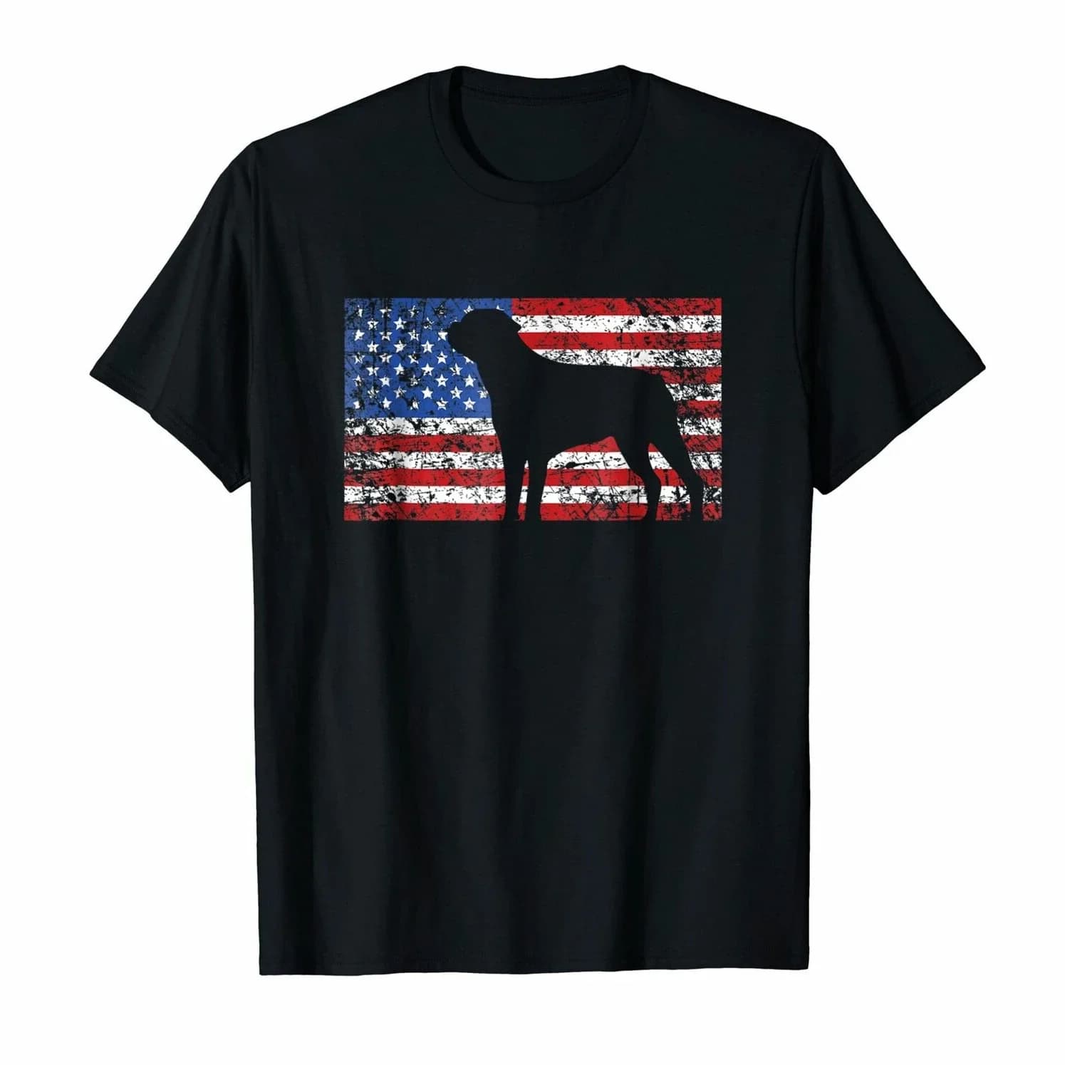 American Flag Rottweiler Dog Independence Day dog lovers gift T Shirt. New 100% Cotton Short Sleeve O-Neck T-shirt Casual Top
