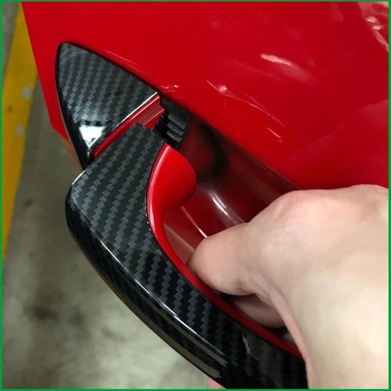 Car Styling For Volkswagen Golf 7 MK7 2014 2015 2016 Door Handle Bowl Cup Cover Trim Auto Parts Accessories