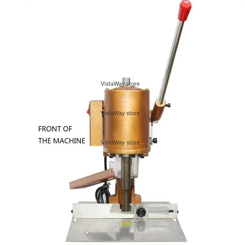 Upgrade Electric Tag Punching Machine 220V/180W Single Round Hole Loose-Leaf Voucher Paper Desktop Punching And Punching Machine