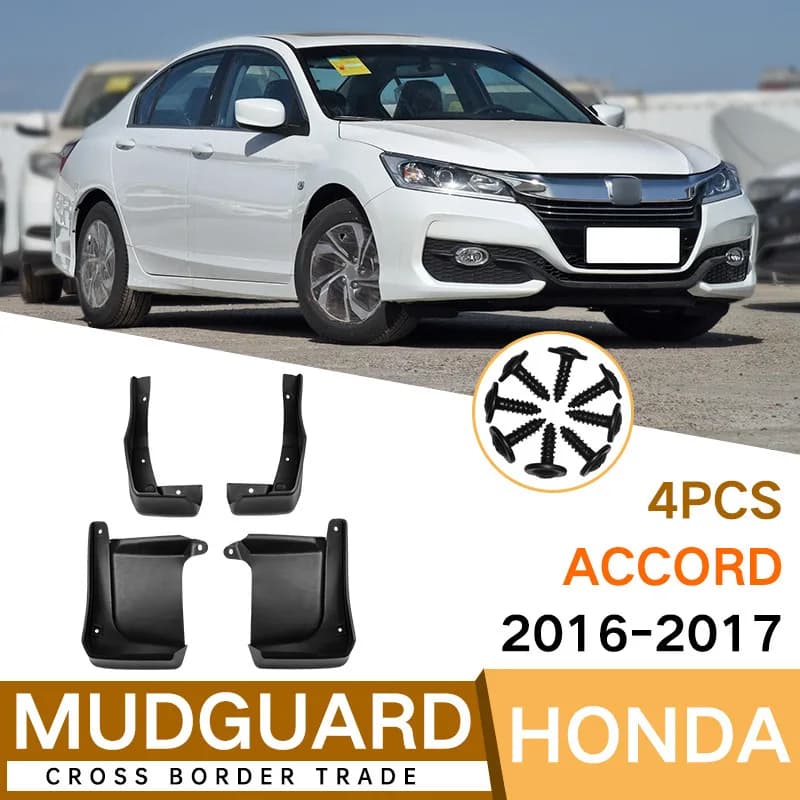 For Honda Accord 2016-2017 fender tiles front and rear auto accessories mud flaps fender flares 4runner accessories