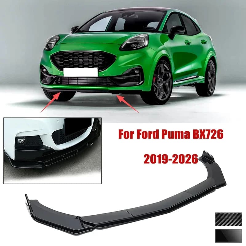 5pcs Front Bumper Shovel For Ford Puma BX726 2019-2026 Spoiler Front Bumper Deflector Anti Scratch Protection Device Accessories