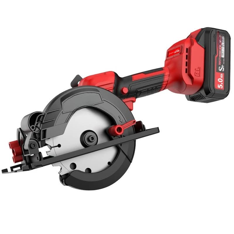 Electric circular saw, brushless hand push lithium battery rechargeable woodworking hand saw, marble