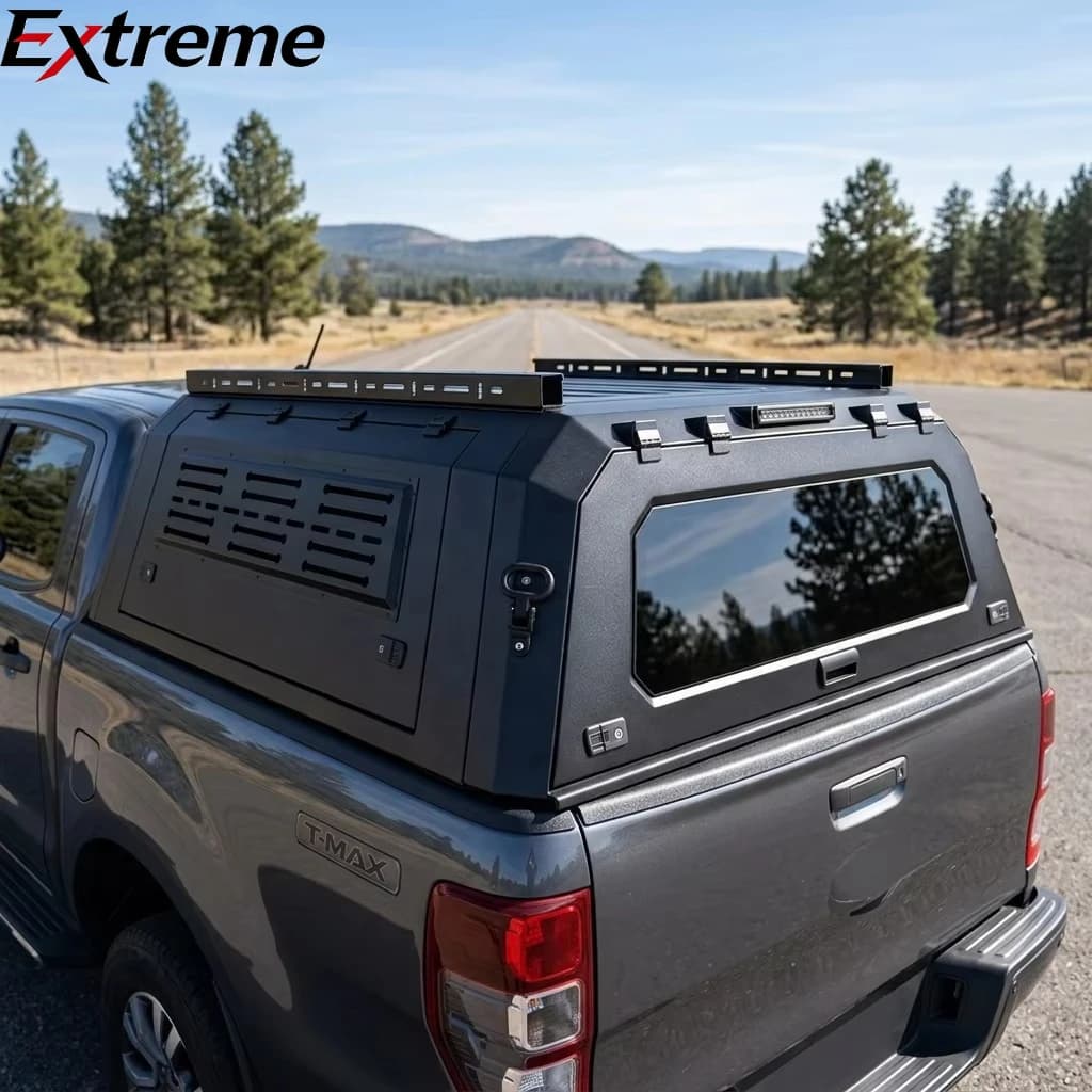 EXTREME Off-Road Waterproof  Hardtop Canopy Pickup Truck Topper Camper for ford F150 Ranger tacoma Hilux Dmax Np300 JEEP RAM GMC