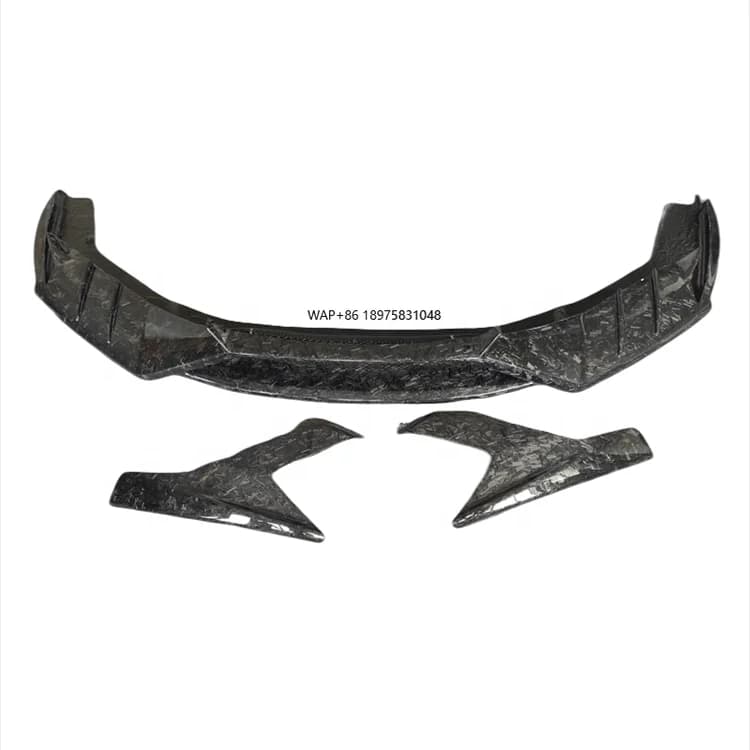 Forged Carbon Front Bumper Lip M-style Automotive Parts Body Kit for P580 LP610 EVO