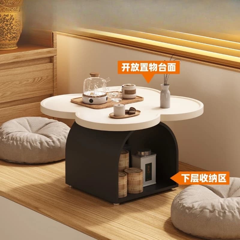 bay window coffee table small table light luxury high-end home kang several three-piece set bedroom tatami tea table