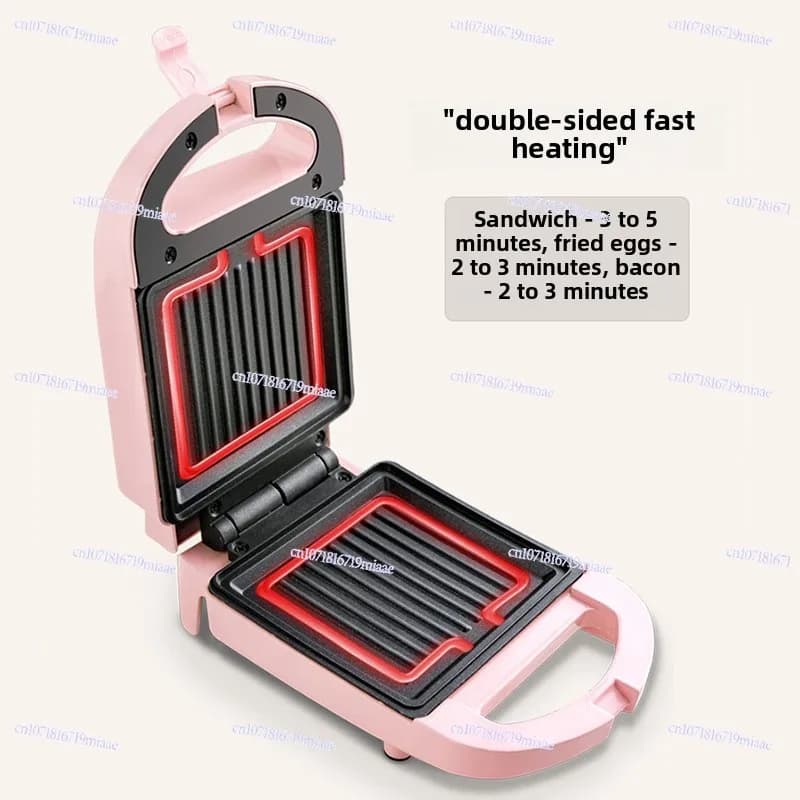 Small Light Food Bread Machine Mini Toast Press Bake Pancake Multifunctional Breakfast Machine