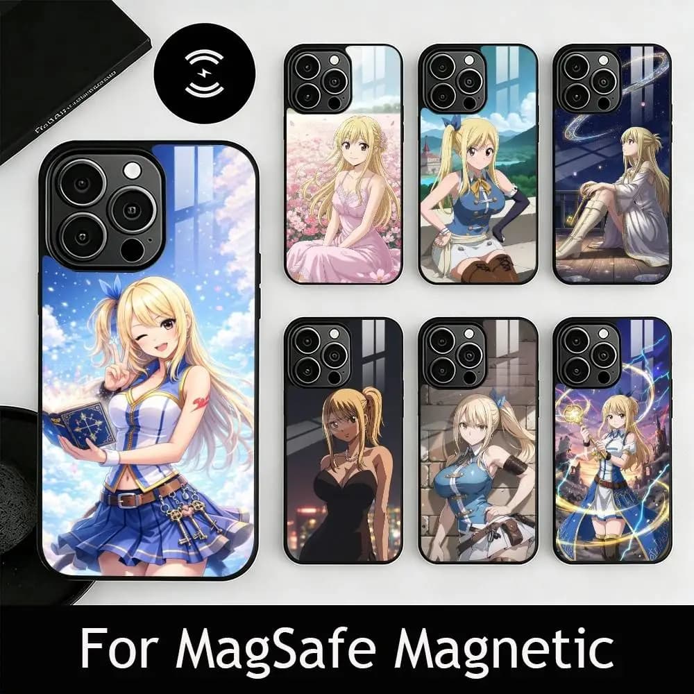 F-Fairy T-Tail L-Lucy Heartfilia Phone Case For iPhone17,16,15,14,13,12,11 Plus,Pro Magnetic with Magsafe Wireless Charging