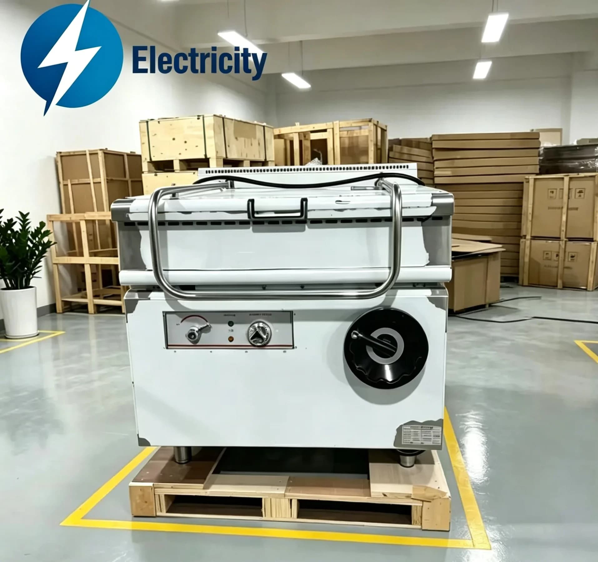 Commercial Electric Tilting Braising Pan 60L Stainless Steel Tilting Bratt Pan For Restaurant Hotel Catering