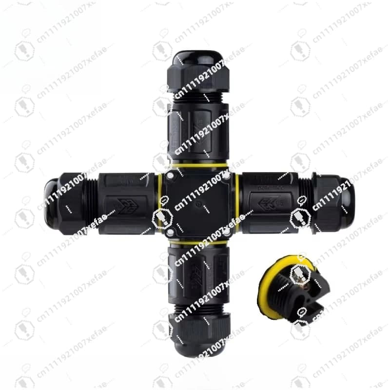 Industrial X-Type M20 Threaded Coupling for Street Lighting IP68 24A 450V