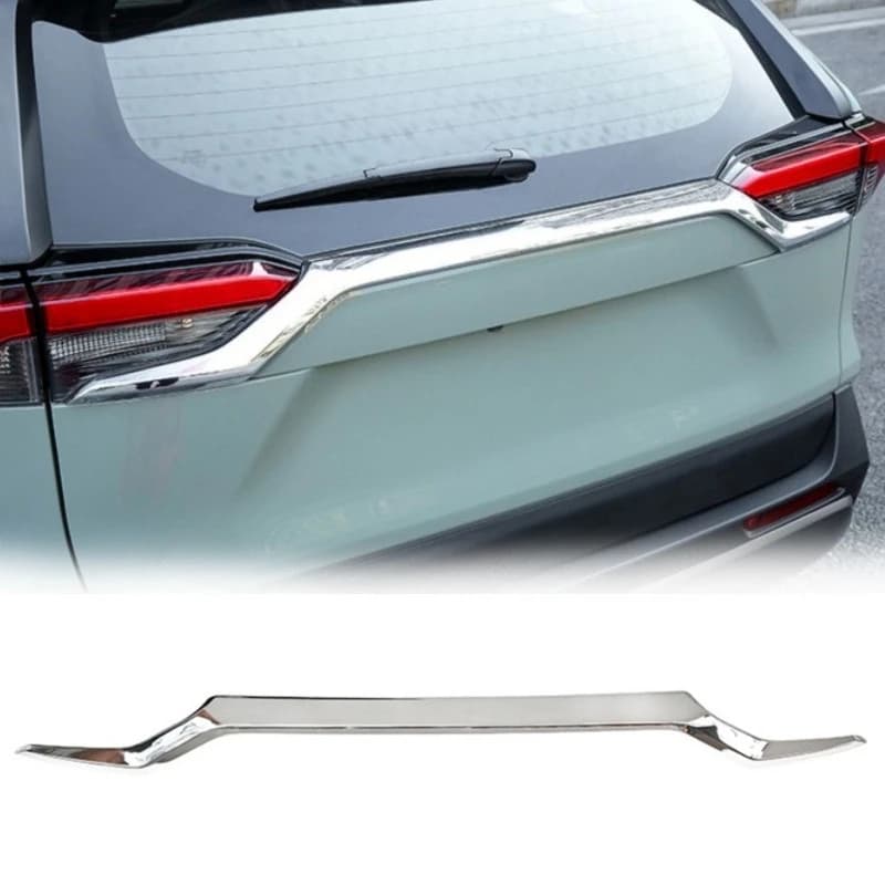 Rear Tailgate Decorative Trim For Toyota RAV4 2020-2023 Exterior Decoration ABS Material Auto Accessories Car Styling Kit