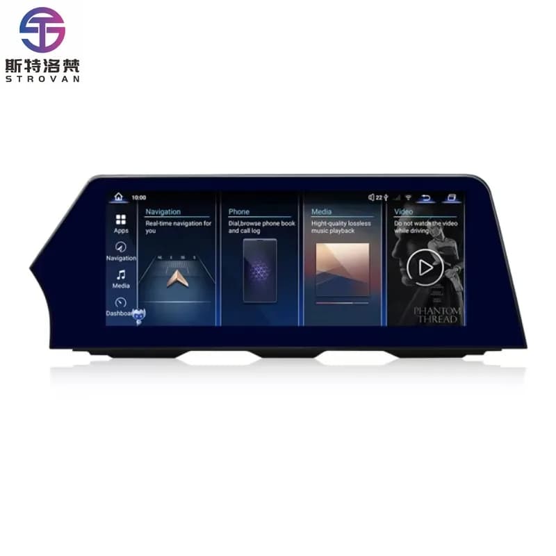 STLF CLRAK For  X5 X6 NBT EVO Original Car Upgrade Android Auto & CarPlay Vehicle-mounted Large-screen Central Control Navigatio