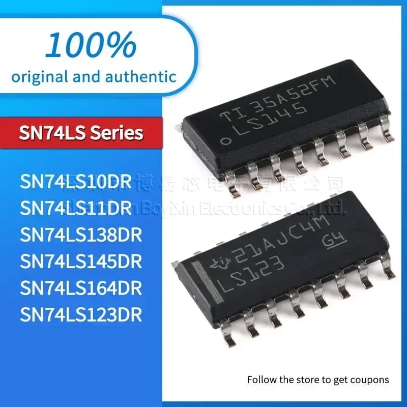 SN74LS10DR SN74LS11DR SN74LS138DR SN74LS145DR SN74LS164DR SN74LS123DR Black PC shell