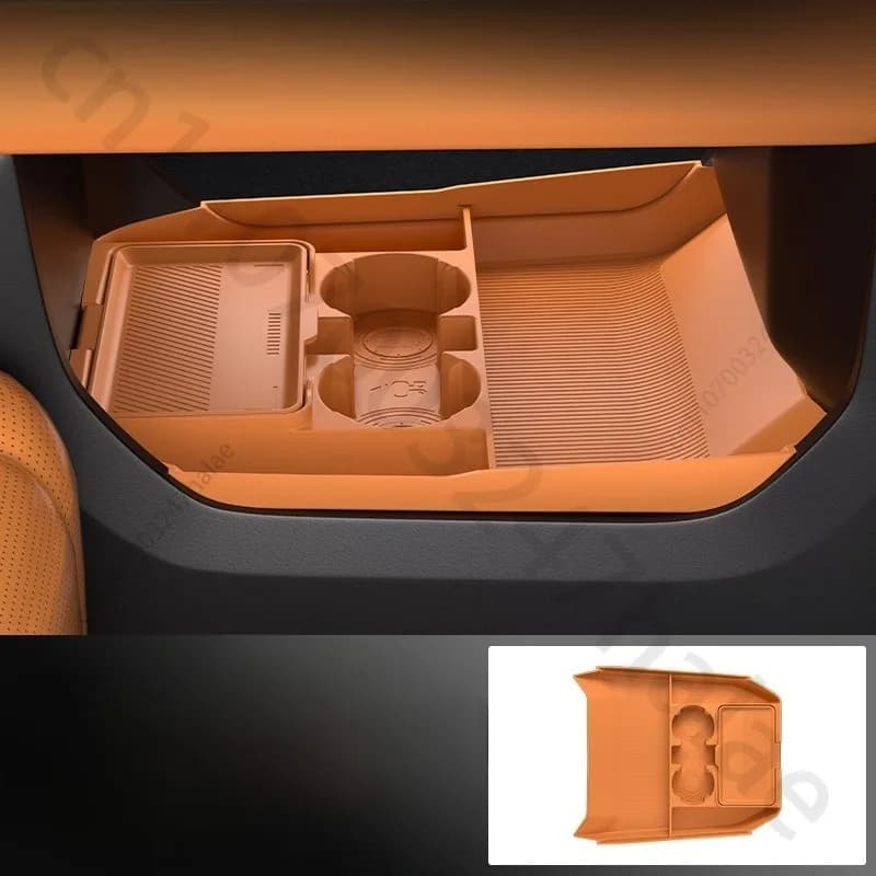 Center Console Lower Storage Box 2026 Non Slip Durable Organizer Accessories Easy Clean Practical For Jetour G700 2025 PHEV SUV