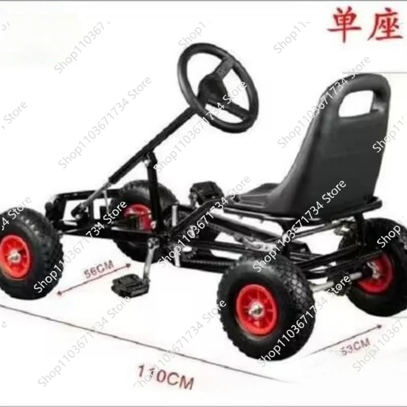 Children's Bicycle Four-wheel Adult Pedal Kart Boy and Girl Baby Puzzle Exercise Bicycle Outdoor Off-road Direct Sales