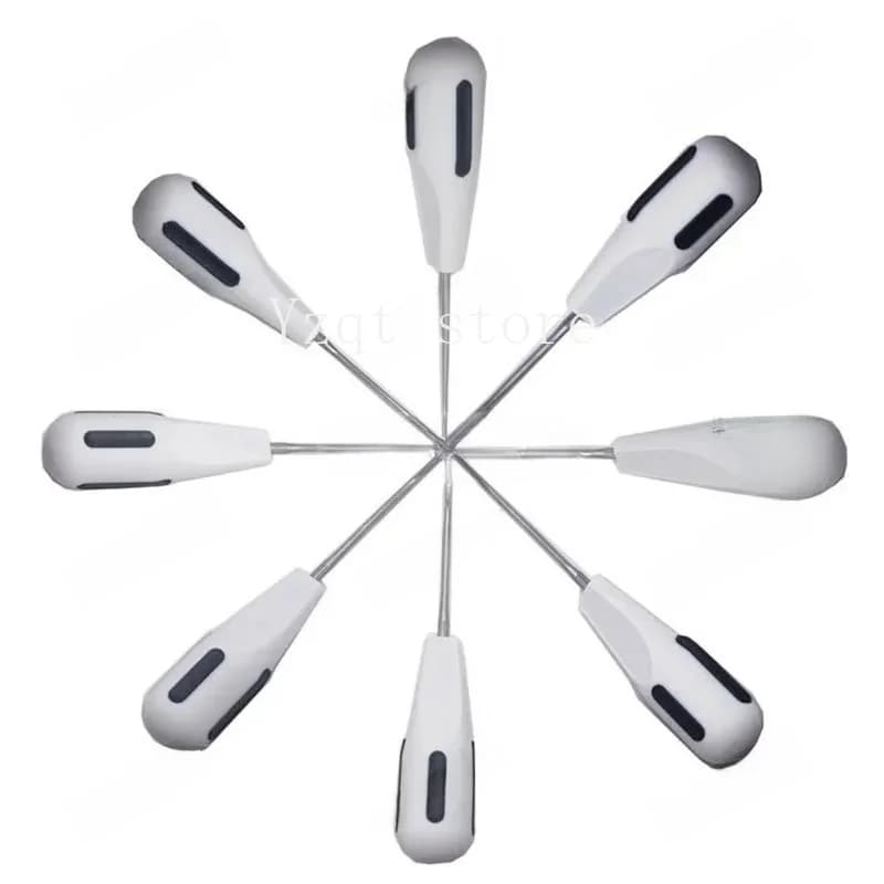 Dental Extraction Kit - Minimally Invasive Tooth Forceps Set, 8-Piece Oral Surgery Tools with Elevators & Luxators
